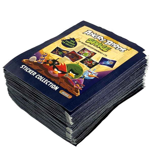 Giromax Sticker 25 Tüten Sticker Angry Birds Space 