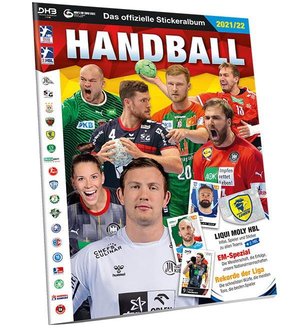 Handball Bundesliga 2021/22 Sticker + Cards - Sammelalbum