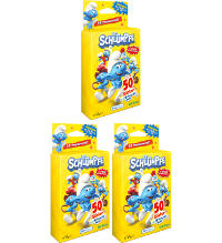 Blue Ocean Schlümpfe Sticker 2022 - 3 Eco-Blister mit 150 Stickern