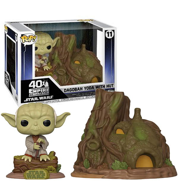 Funko POP! Town 11 - Star Wars - Dagobah Yoda with Hut