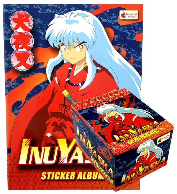 Inu Yasha Sticker -  Album + Display mit 50 Tüten