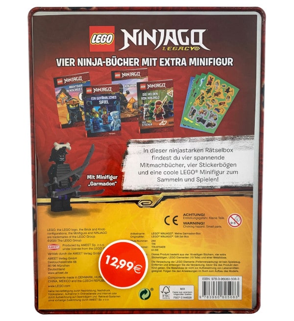 Lego Ninjago Legacy Rätselbox - Rückseite