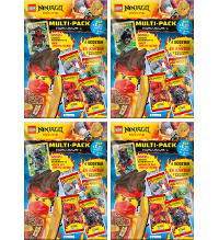 Lego Ninjago Serie 10 Blutmond Trading Cards - Alle 4 Multipacks