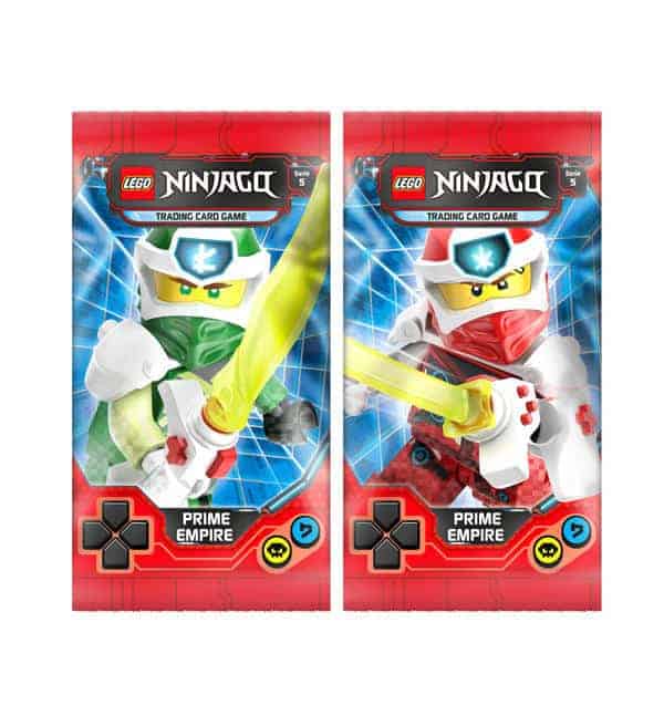 Lego Ninjago Serie 5 Trading Cards Tüten - Grün & Rot