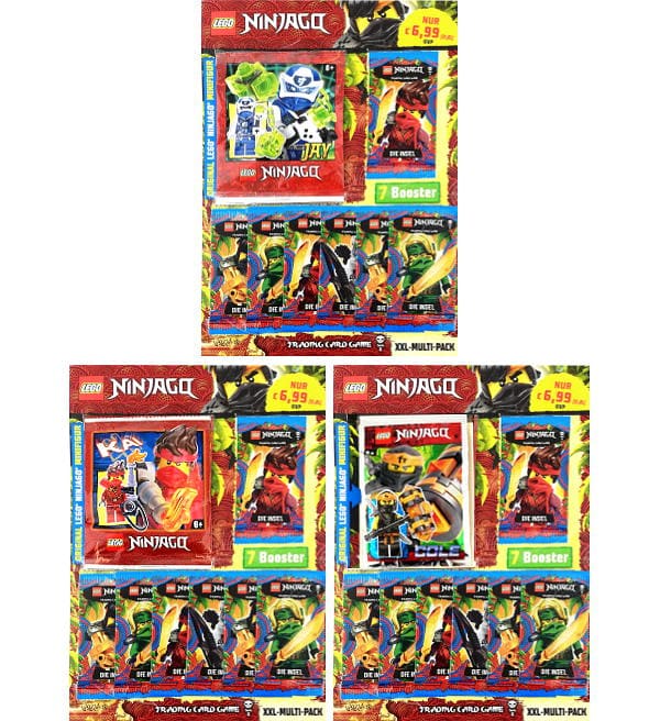 Lego Ninjago Serie 6 Trading Cards - Alle 3 XXL-Multipack