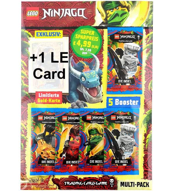 Lego Ninjago Serie 4 3 LE Karten Trading Card Game  LE 6 LE 7 und LE 23 NEU 