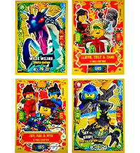 Lego Ninjago Serie 7 NEXT LEVEL Trading Cards - LE22, LE23, LE24, LE25