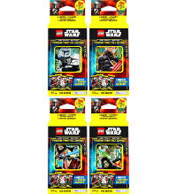 Lego Star Wars Serie 4 Die Macht Trading Cards - Alle 4 Blister