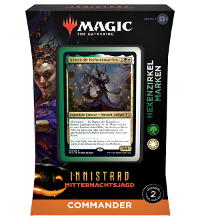 Magic Innistrad: Mitternachtsjagd Commander Deck Hexenzirkel Marken DE
