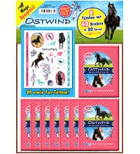 Ostwind Das große Finale Sticker - Multipack mit 8 Tüten + 20 Tattoos