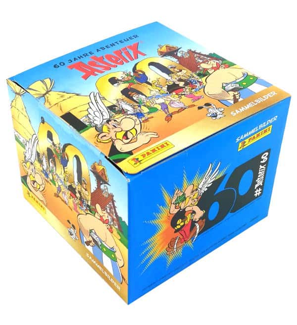 Asterix 60 Jahre Abenteuer Sticker - Display mit 50 Tüten