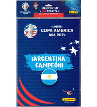 Panini CONMEBOL Copa America USA 2024 Sticker - Argentina Campeón Poster Set