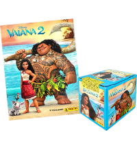 Panini Disney Vaiana 2 Sticker - Album + Display mit 36 Tüten