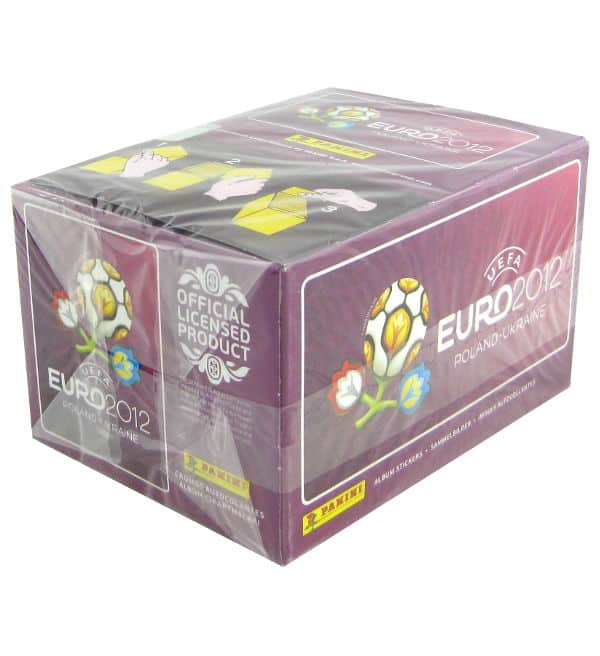 Panini Euro 2012 Lila Box mit 100 Tüten