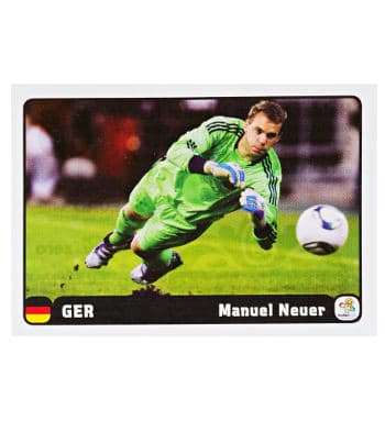 Panini Em Euro 2012 Manuel Neuer Sticker 3 von 6 vorne