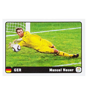 Panini Em Euro 2012 Manuel Neuer Sticker 5 von 6 vorne