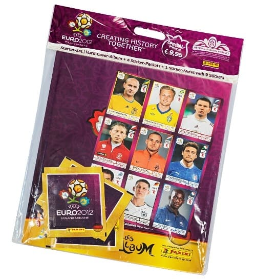 Panini EM Euro 2012 Hardcover Starterset Vorderseite