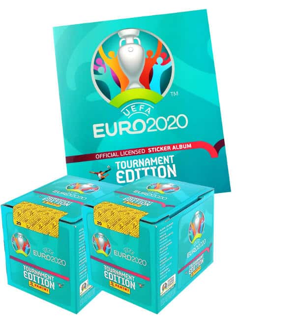 Panini EURO 2020 Tournament Edition International - Album + 2 Displays