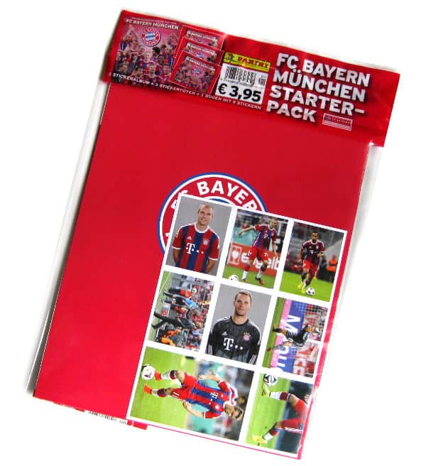 Panini FC Bayern München 2014 2015 Starter-Pack Bogen mit 9 Stickern