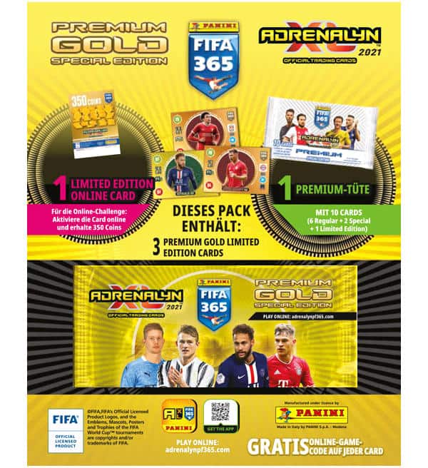 Panini FIFA 365 2021 Adrenalyn XL - Premium GOLD