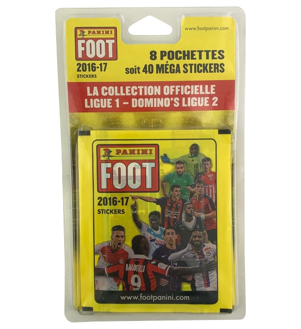 Panini Foot 2016-17 Ligue 1 Sticker - Blister mit 8 Tüten