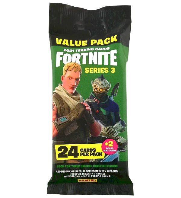 Panini Fortnite Series 3 Trading Cards - Fat Pack Booster