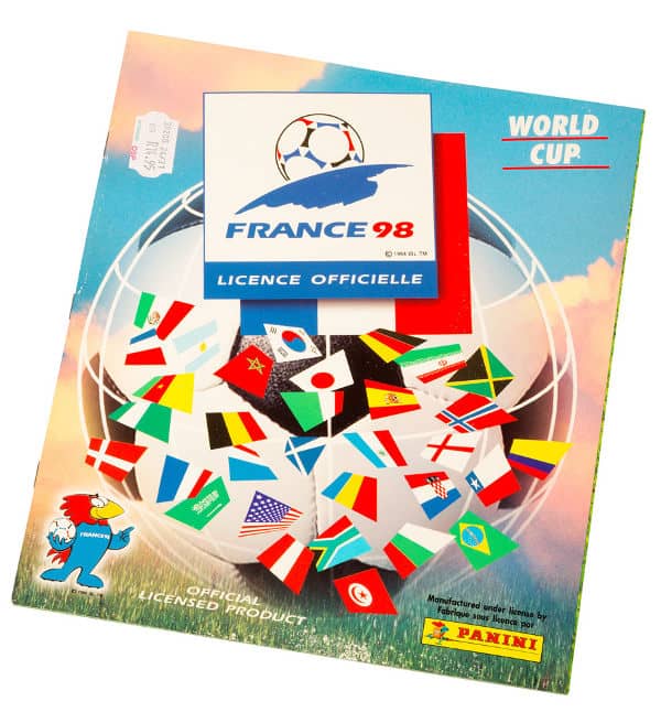 Panini France 98 Sammelalbum WM 1998 Vorderseite