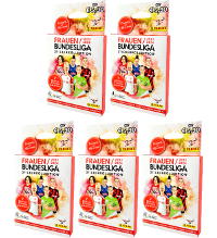 Panini Frauen Bundesliga 2023-2024 Sticker - 5 x Eco-Blister (=35 Tüten)