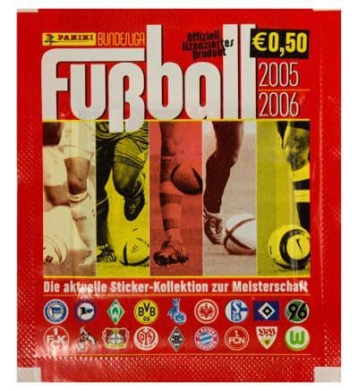 2006 25 Tüten Sticket Fußball Bundesliga 2005 OVP/ Panini 