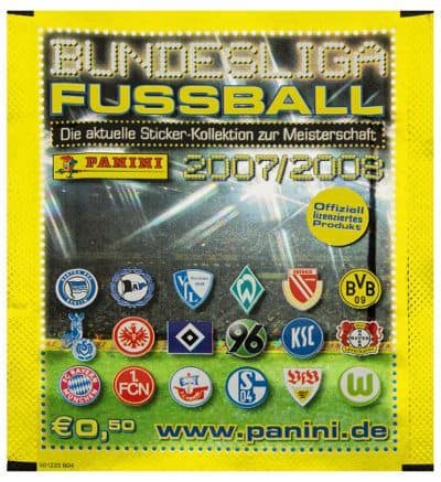 Panini Fussball 2007-2008 Tüte vorne