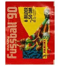 Panini Fußball 90 Tüte - original mit 6 Stickern
