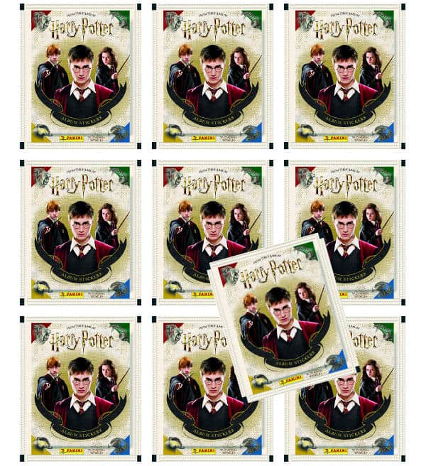Panini Harry Potter Saga 2020 Sticker + Cards - 10 Tüten