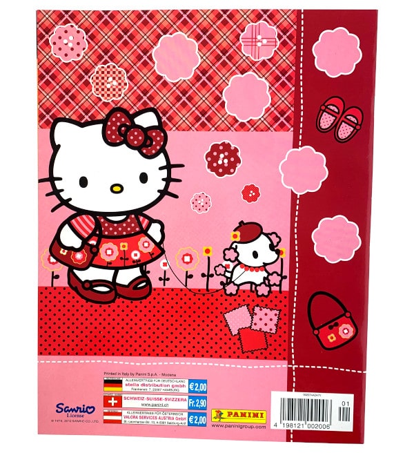Panini Hello Kitty Bcool - Stickeralbum Rückseite