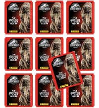 Panini Jurassic World Anthology Sticker + Cards - 10 Tüten