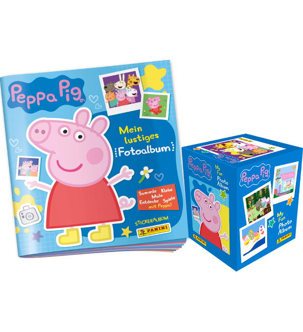 Panini Peppa Pig My Fun Photo - Sticker + Cards - Album + Box