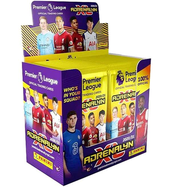 1 x Display 50 Tüten Panini Football 2020 Premier League Sammelalbum