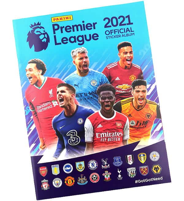 1 x Display 50 Tüten Panini Football 2020 Premier League Sammelalbum