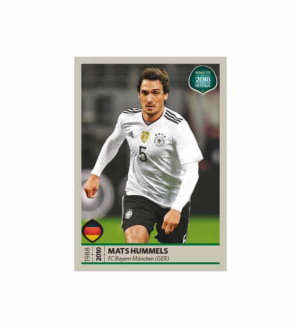 Panini Road to World Cup 2018 Sticker Mats Hummels