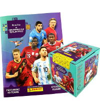 Panini Road to World Cup 2022 Sticker - Album + Display mit 50 Tüten