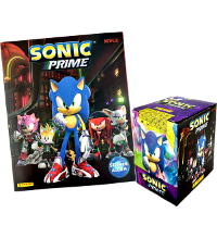 Panini Sonic Prime (2024) Sticker - Album + Display mit 36 Tüten