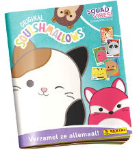 Panini Squishmallows Squad Vibes Sticker - Sammelalbum (Niederländische Version)
