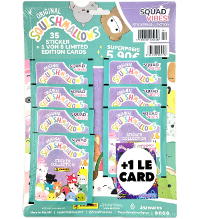 Panini Squishmallows Squad Vibes Sticker - Multipack (=7 Tüten + 1 Limited Edition Card)