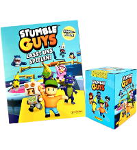 Panini Stumble Guys Let's Play Sticker - Album + Display mit 36 Tüten