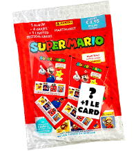 Panini Super Mario Play Time Sticker - Starter Pack - Album + 4 Tüten + 1 LE