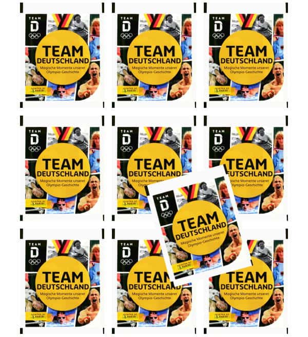 Panini Team Deutschland Sticker - 10 Tüten