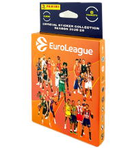 Panini Turkish Airlines EuroLeague 2025-26 Sticker - Eco-Blister (=6 Tüten)