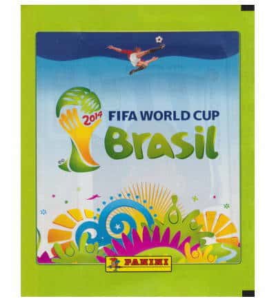 Panini WM Brasil 2014 Tüte Grün - Version Osteuropa