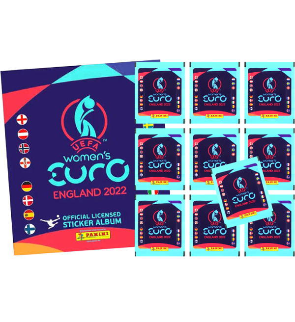 Fußball WM Frankreich Women's WM France 2019 Stickeralbum und 5 Booster Tüten 