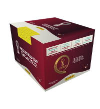 Panini WM 2022 Sticker Katar - Display mit 100 Tüten