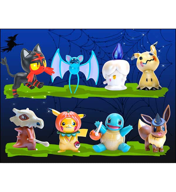 Pokémon Countdown to Halloween Kalender 2021 - Figuren